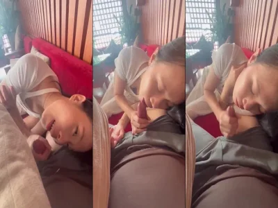 Ở quán cafe mà em bú mút như ở nhà vậy